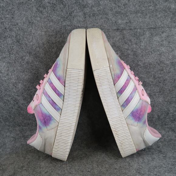 Adidas Shoes Womens 8 Samba Sneaker Lifestyle Platform Pink White Trainer Casual - Picture 10 of 12